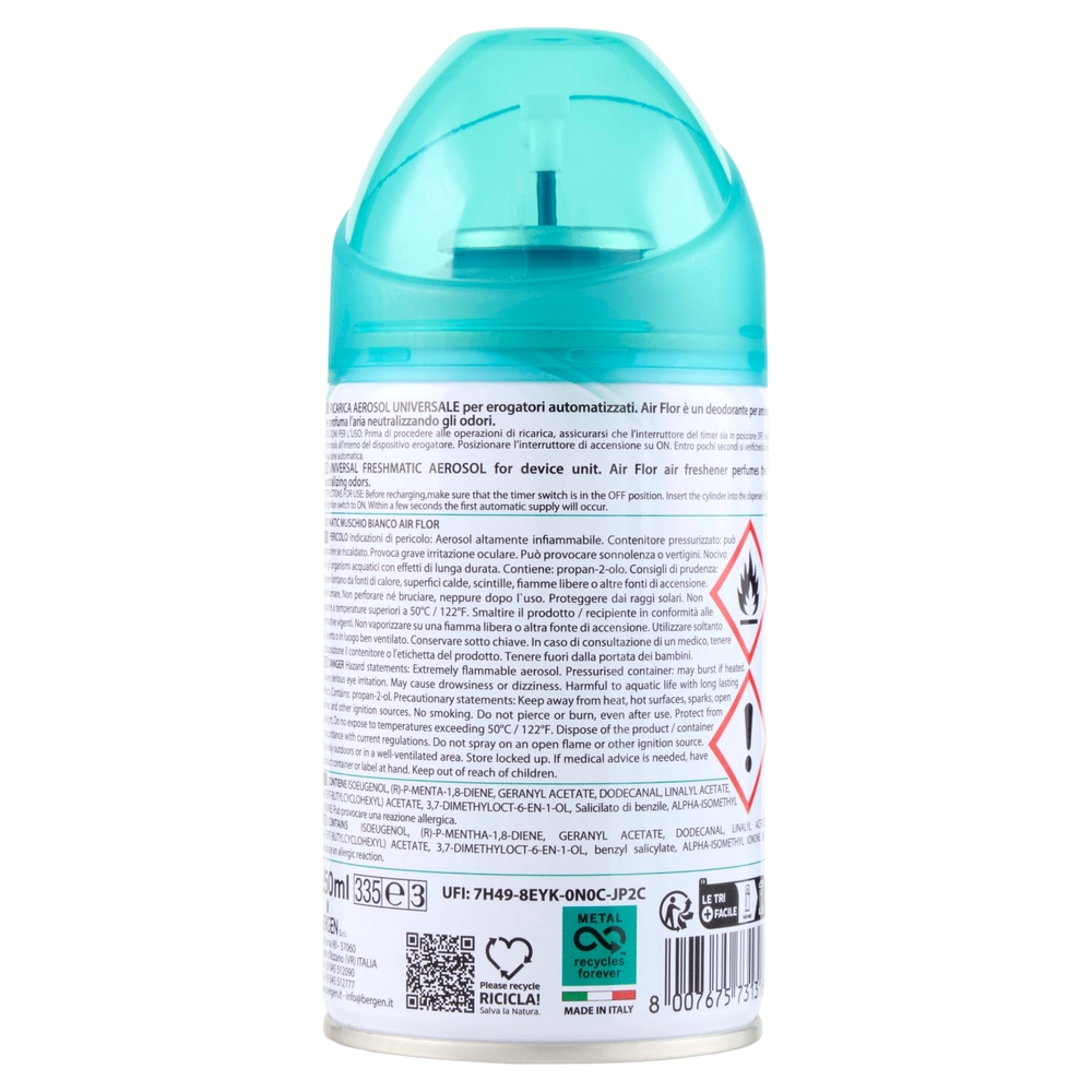 Air Flor ricarica spray automatica muschio bianco 250 ml